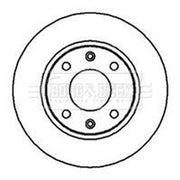 Borg & Beck 2 x Vented Front Brake Discs BBD4909-x2
