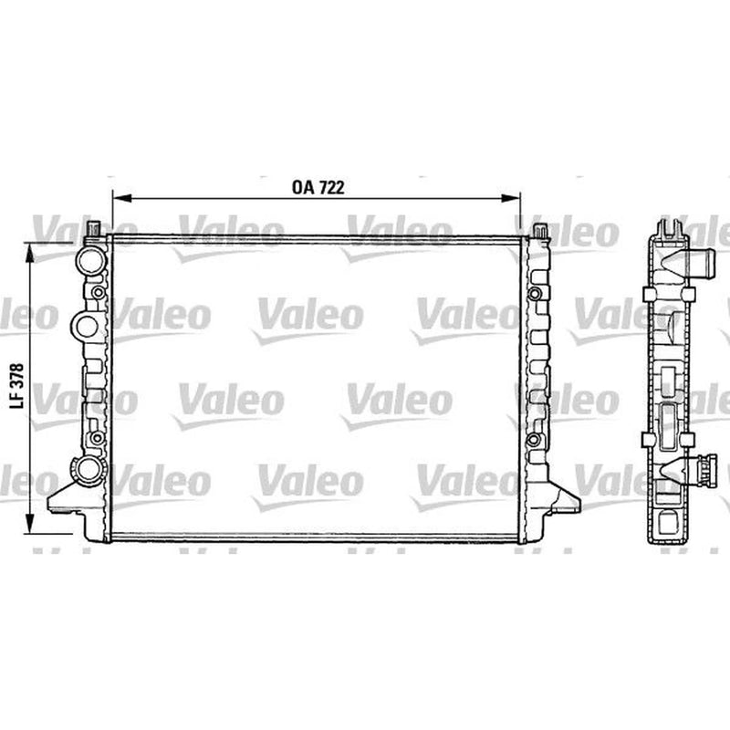 Valeo Engine Radiator 731008