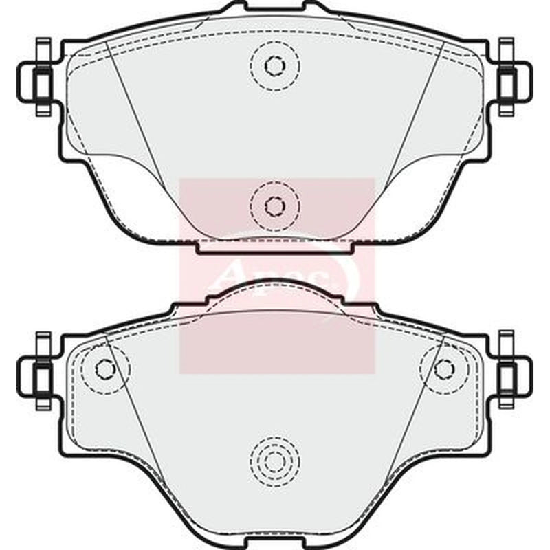 Apec Rear Brake Pad Set PAD1976