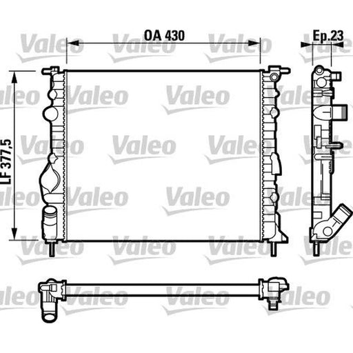 Valeo Engine Radiator 732389