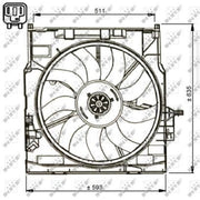 NRF Engine Cooling Fan 47734