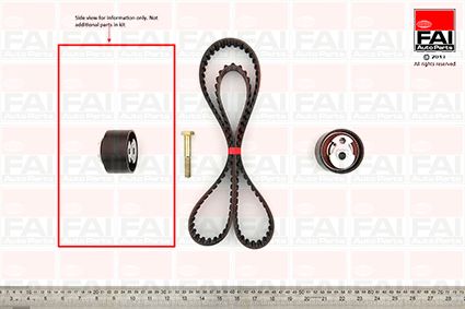 Fai Timing Belt Kit with Rollers TBK114