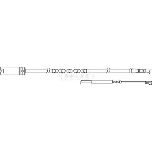 Borg & Beck Brake Pad Wear Sensor Front BWL3054