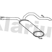 Klarius Box With Tail Pipe Rear RN867C