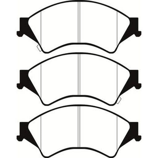 Abtex Front Brake Pad Set PLU2449