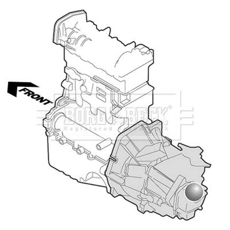 Borg & Beck Engine Mount Mounting BEM4190