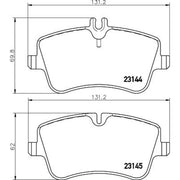 Mintex Front Brake Pad Set MDB2070
