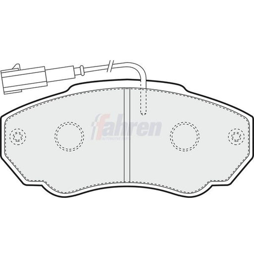 Fahren Front Brake Pad Set FBP3119