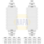 NAPA Steering Bellow Kit Front NCB3002