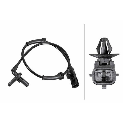 Hella ABS Wheel Speed Sensor Rear 6PU 358 252-161