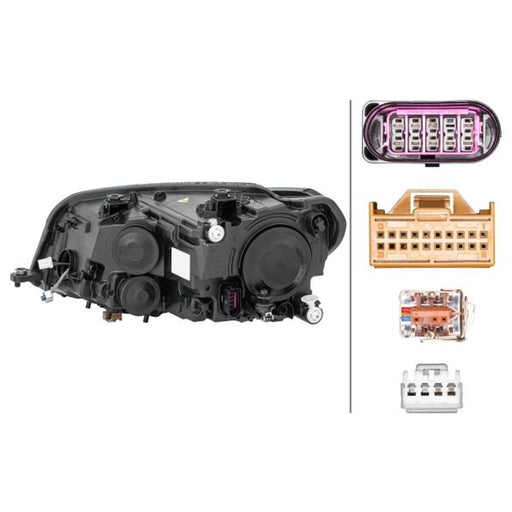 Hella Headlight Headlamp LED Right 1EL 012 286-221