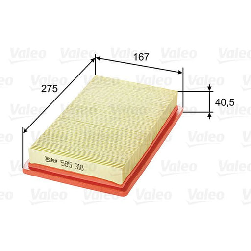 Valeo Engine Air Filter 585318