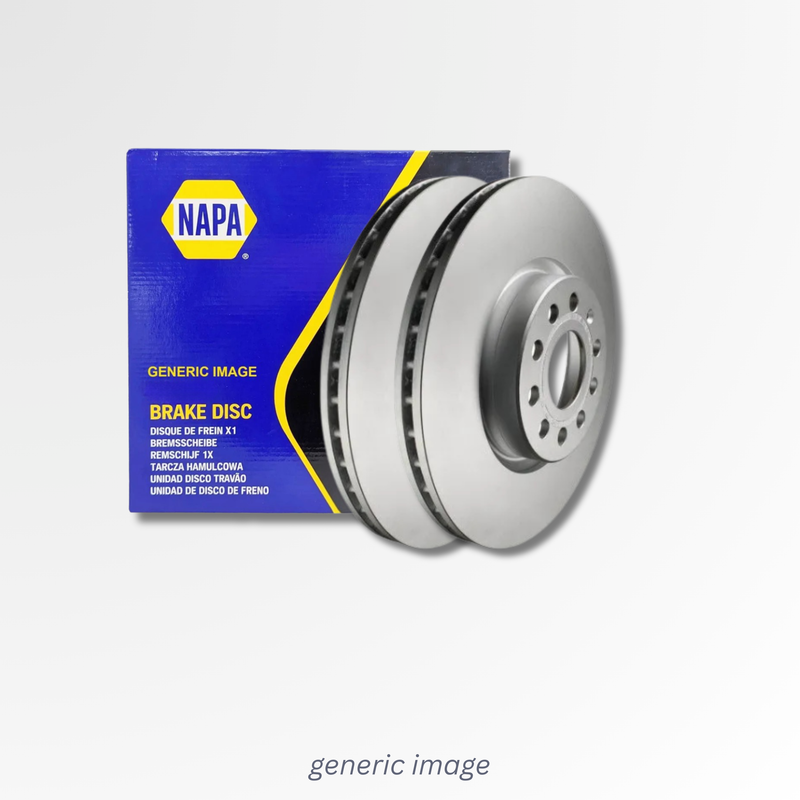 NAPA 2 x Vented Front Brake Discs NBD6017-x2