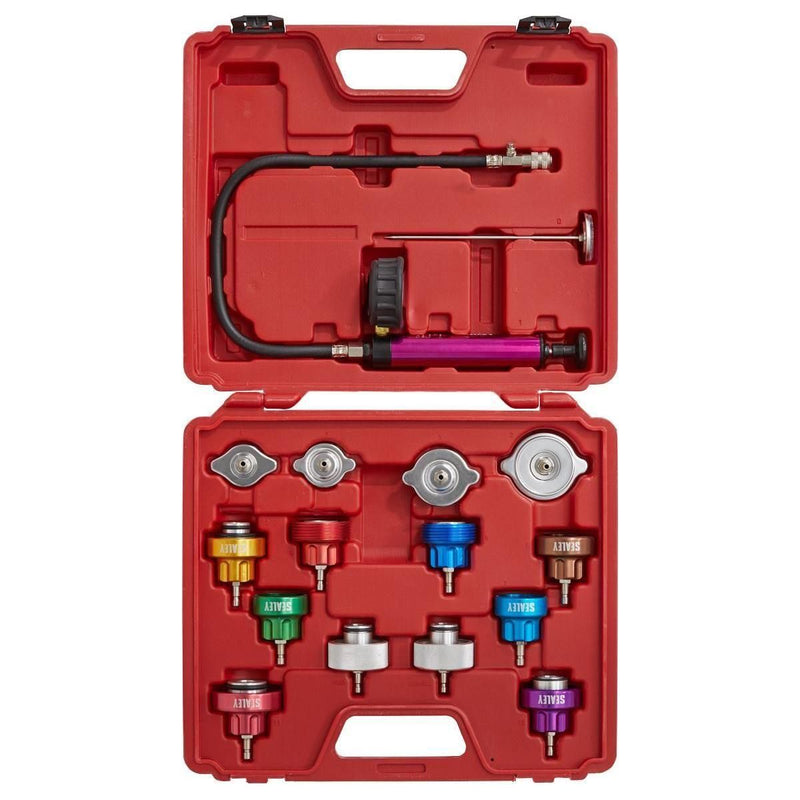 Sealey Cooling System Pressure Test Kit 16pc VS006 Sealey  - Town Parts