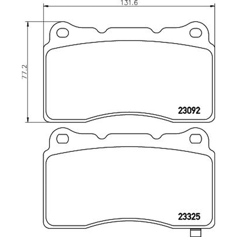 Mintex Front Brake Pad Set MDB2592