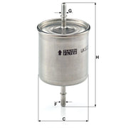 MANN-FILTER Fuel Filter Element WK 822/2