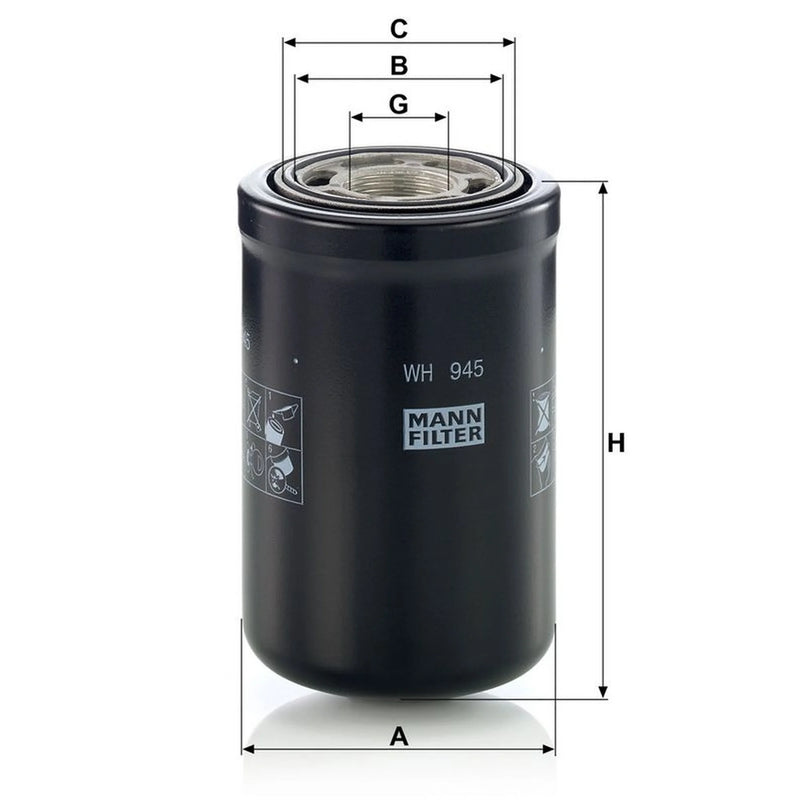 MANN-FILTER Automatic Transmission Hydraulic Filter WH 945