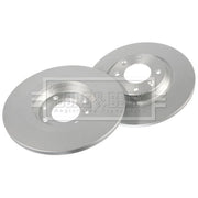 Borg & Beck 2 x Solid Rear Brake Discs BBD5234-x2
