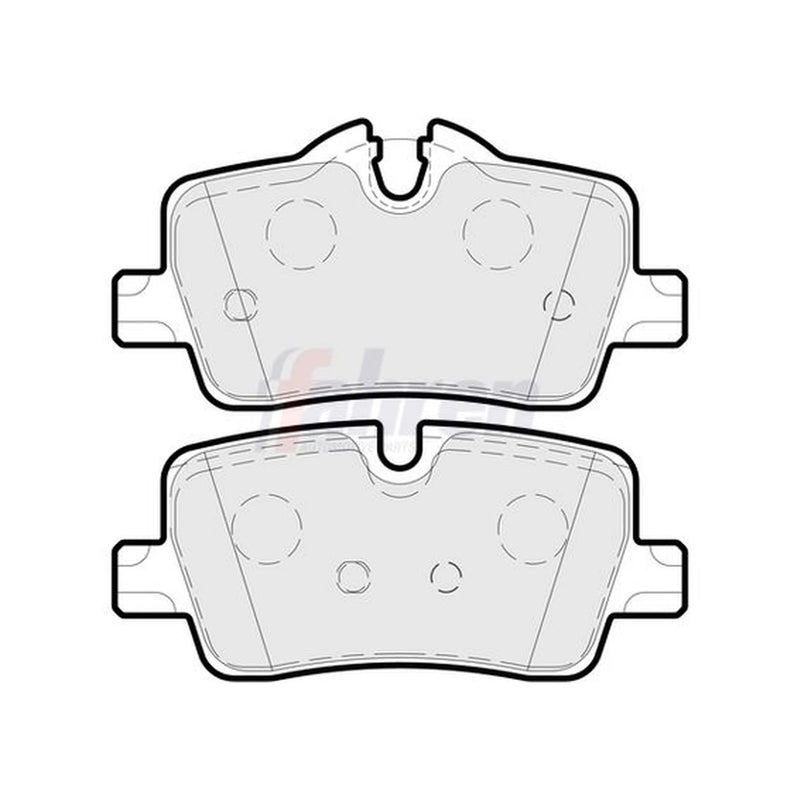 Fahren Rear Brake Pad Set fits BMW 2 2021-2022