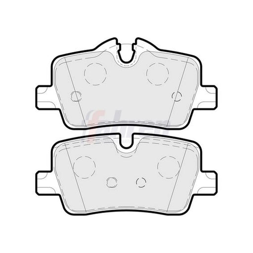 Fahren Rear Brake Pad Set fits BMW 2 2021-2022