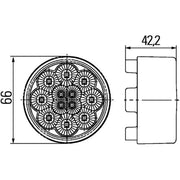 Hella Direction Indicator Light Right 2BA 009 001-411
