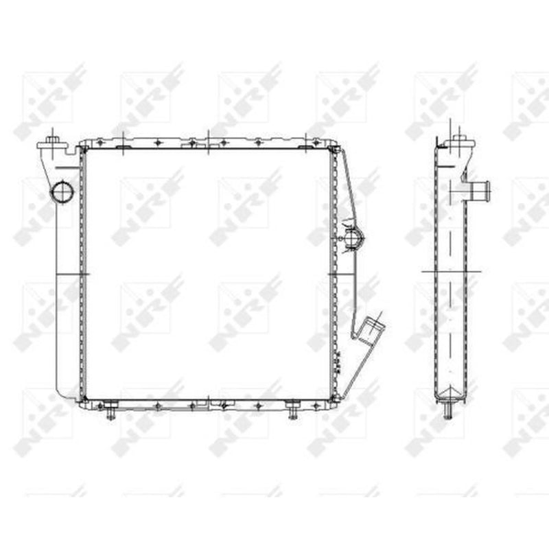 NRF Engine Radiator 52026
