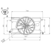 NRF Engine Cooling Fan 47961