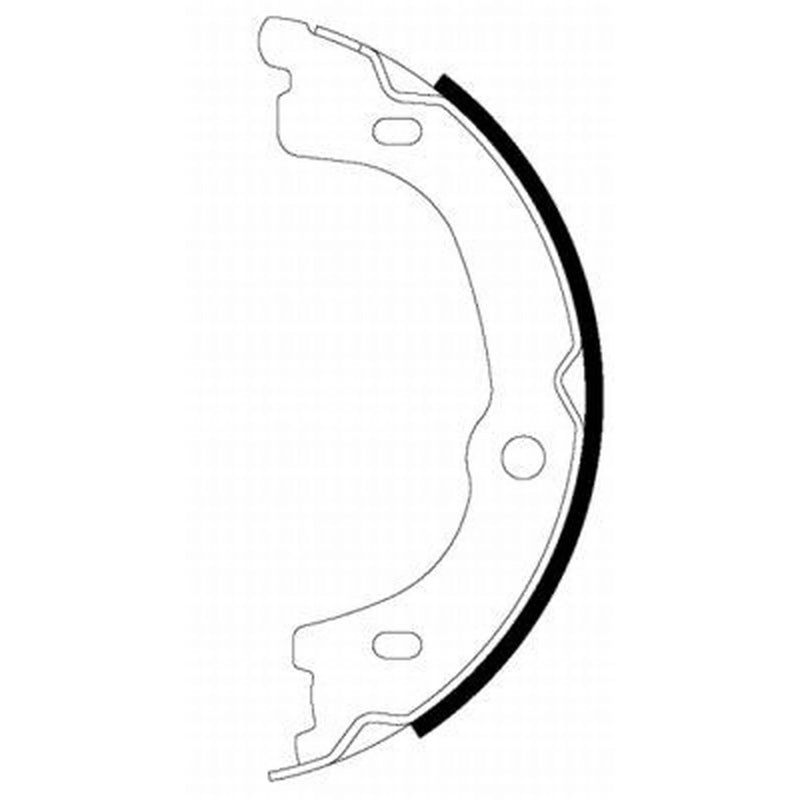 Textar Parking Brake Shoe Set 91075300