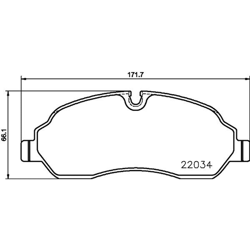 Mintex Front Brake Pad Set MDB3719