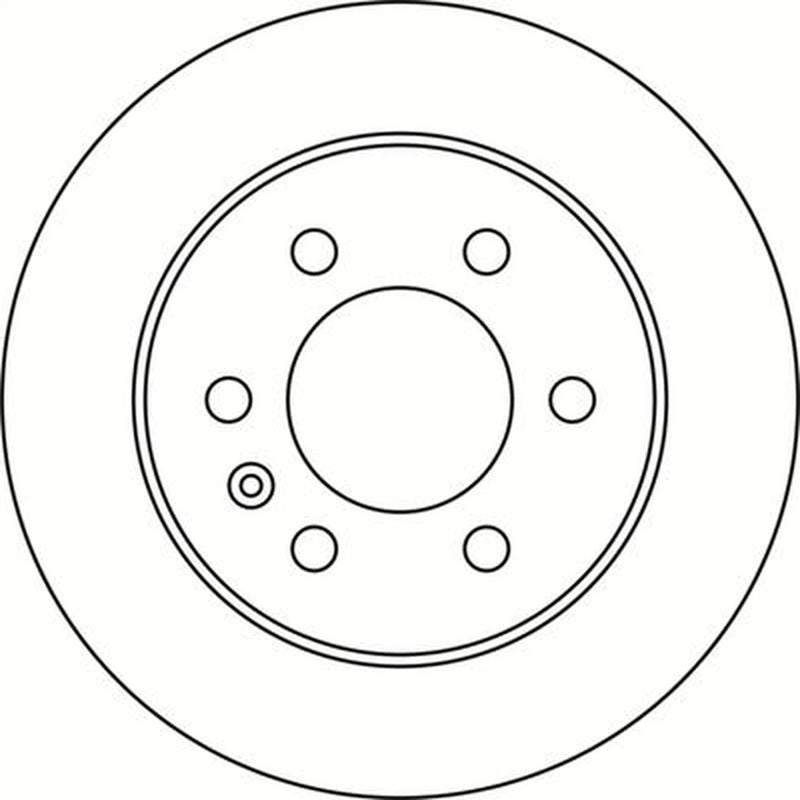 Abtex 2 x Solid Rear Brake Discs BD2191S-x2