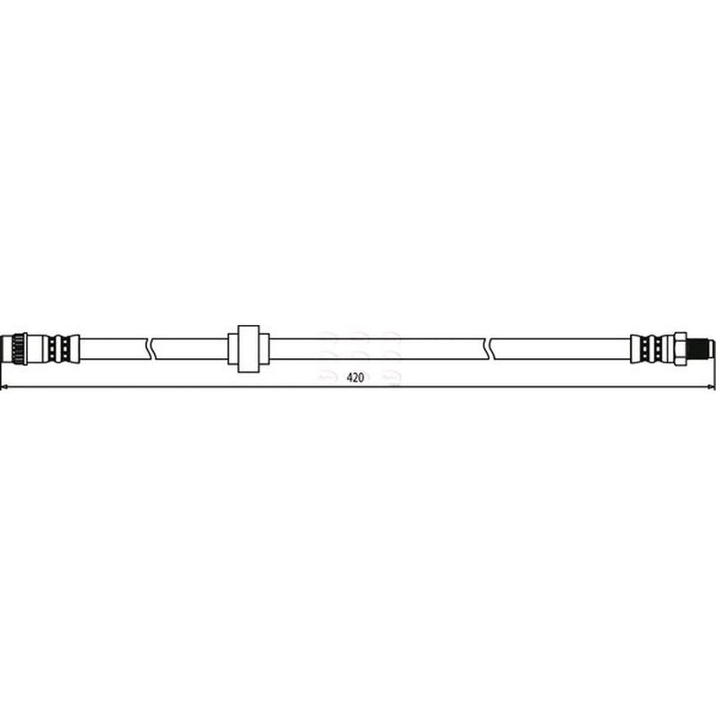 Apec Brake Hydraulic Hose Line Front HOS3261
