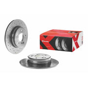 Brembo 2 x Perforated Rear Brake Discs 08.7211.2X-x2