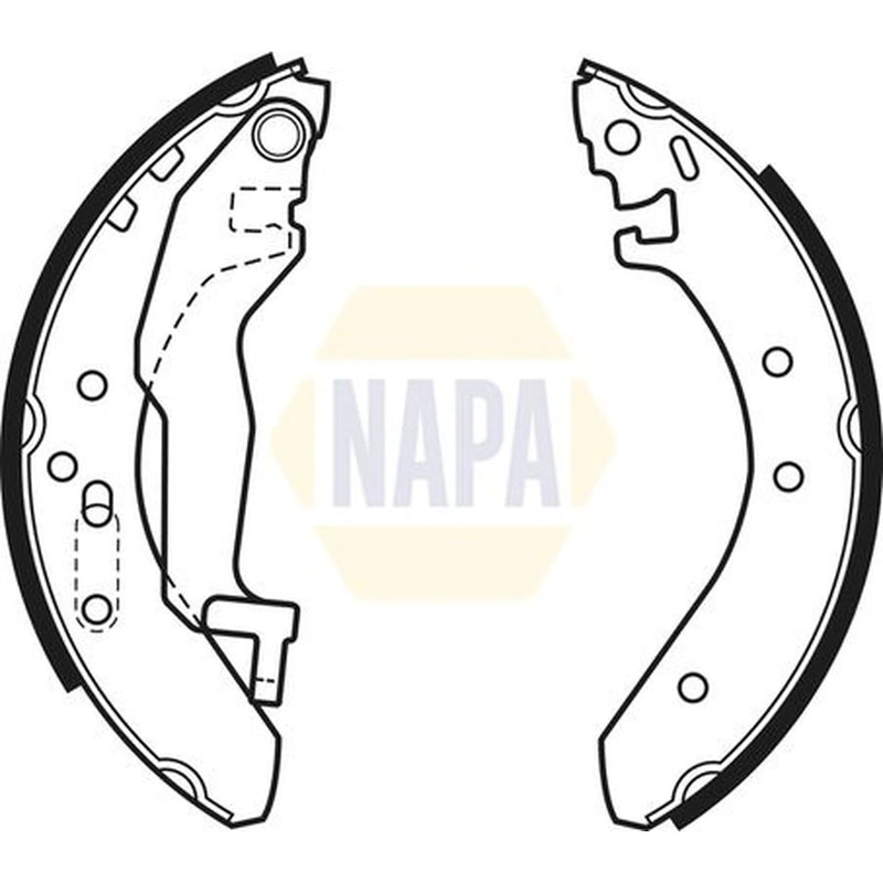 NAPA Brake Shoe Set Axle Kit NBS1012