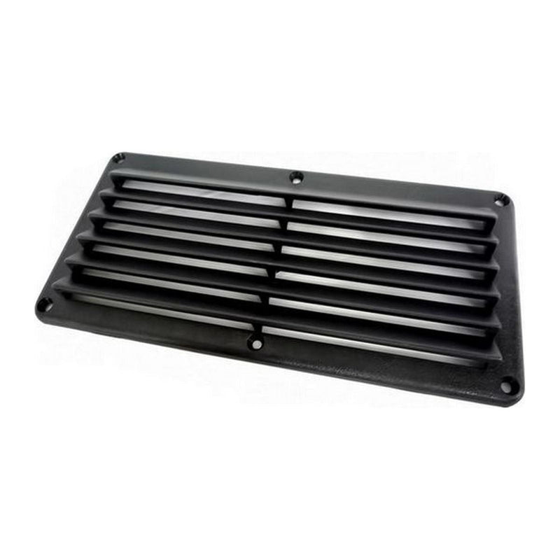 AAA Vent Black Plastic Louvre 10" x 5" - AAA - Van Life Living