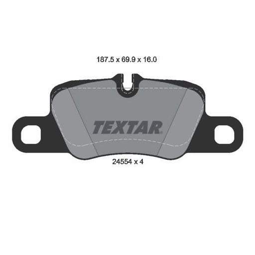 Textar Rear Brake Pad Set 2455402