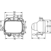Hella Lamp Right 1LE 003 427-041 HAL 003427041 1LE 003 427-041