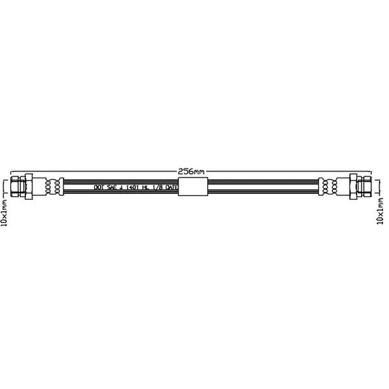 Abtex Brake Hydraulic Hose Line Right ABH1153
