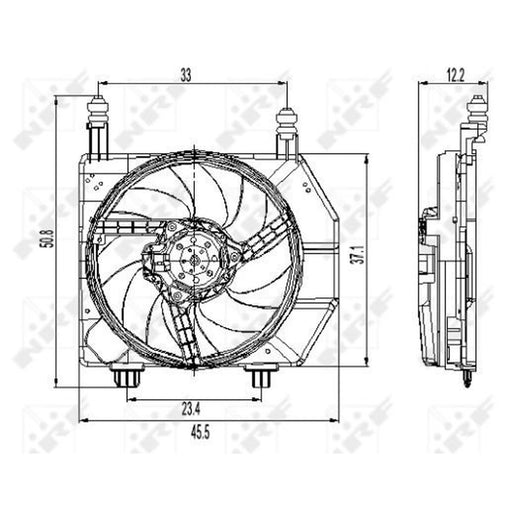 NRF Engine Cooling Fan 47261