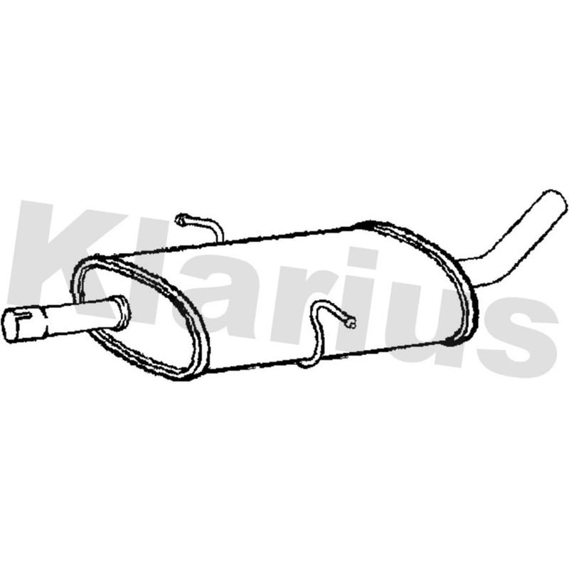 Klarius Box With Tail Pipe Centre MZ504D