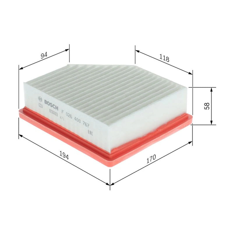 Bosch Engine Air Filter F 026 400 767