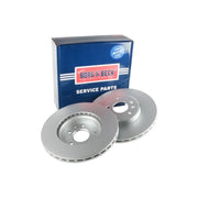 Borg & Beck 2 x Vented Front Brake Discs BBD4689-x2