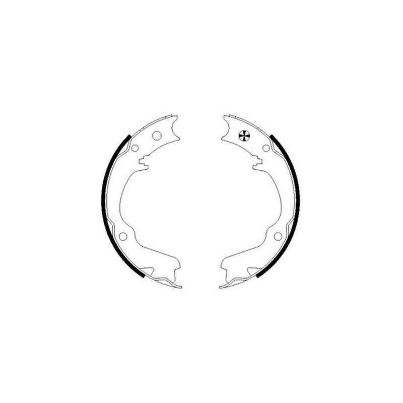 Mintex Parking Brake Shoe Set MFR506