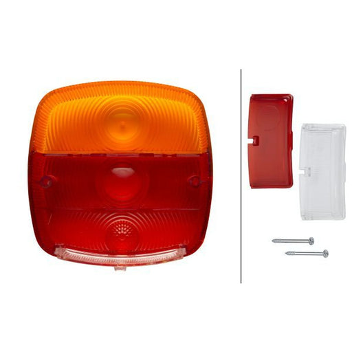 Hella Tail Light Assembly Lens Right 9EL 146 491-001
