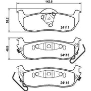 Mintex Rear Brake Pad Set MDB2651