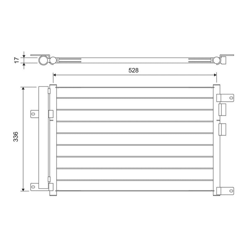 Valeo Air Conditioning Condenser 817818