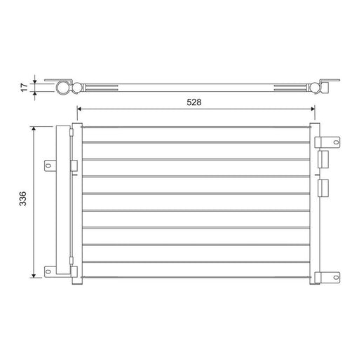Valeo Air Conditioning Condenser 817818