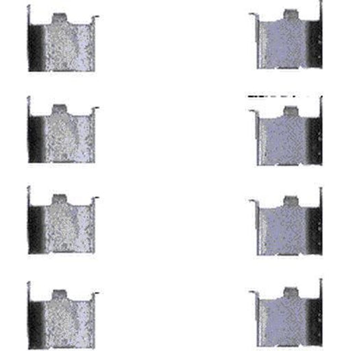 Textar Brake Pad Accessory Fitting Kit Rear 82029900