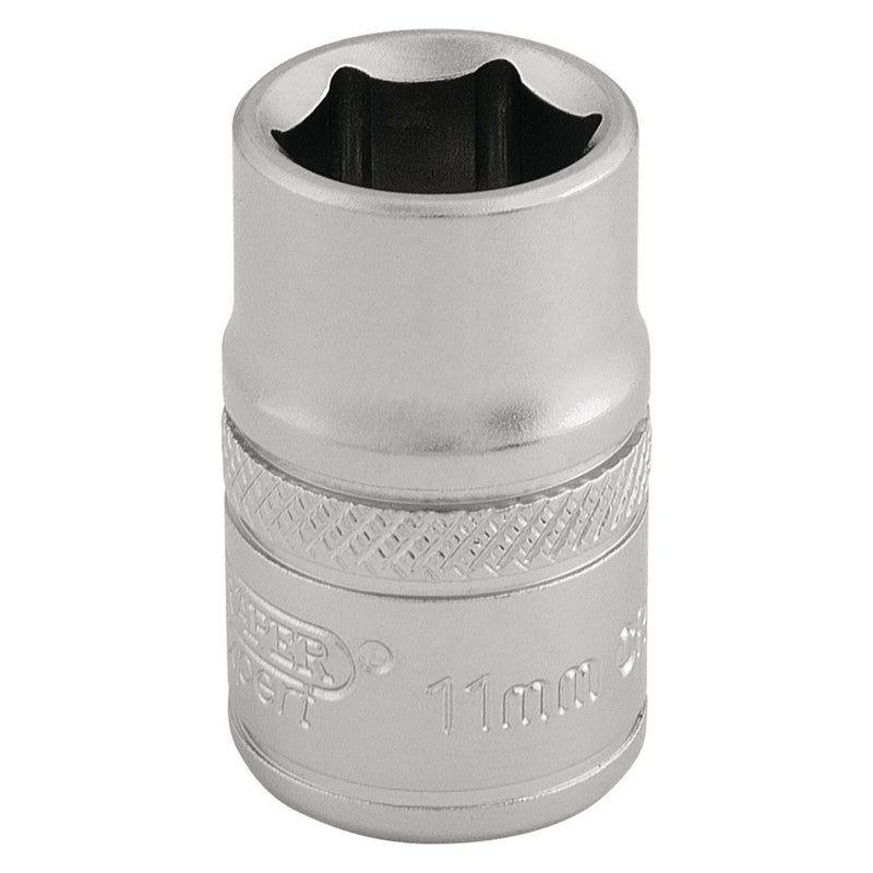 Draper 6 Point Metric Socket, 3/8" Sq. Dr., 11mm 16536 Draper  - Town Parts