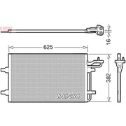 Denso Air Conditioning Condenser DCN33009