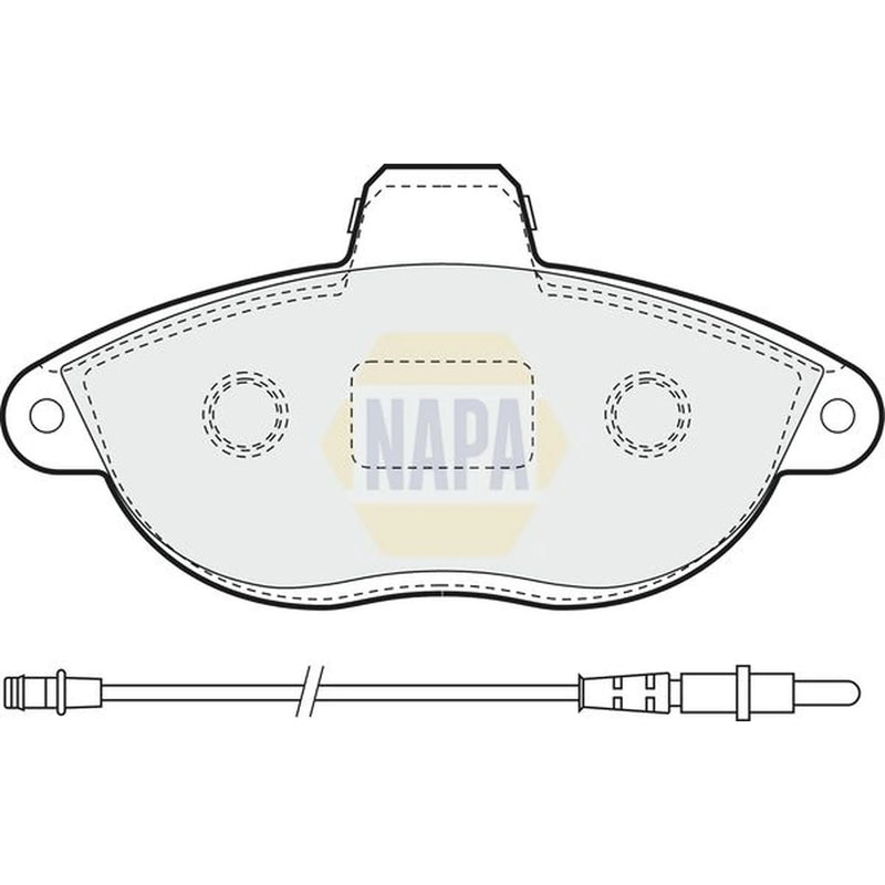 NAPA Front Brake Pad Set NBP1274